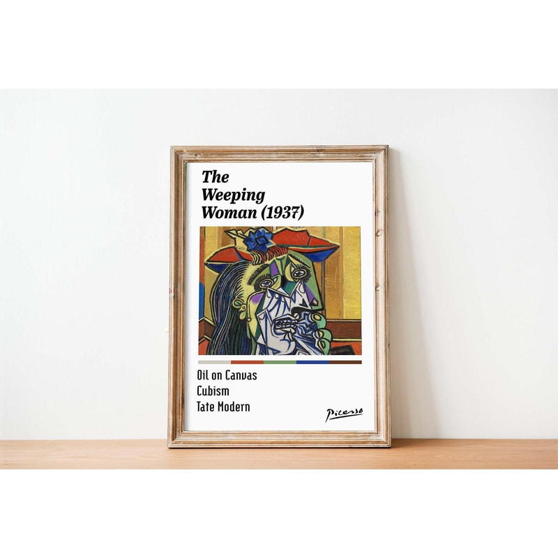 Pablo Picasso The Weeping Woman poster pablo picasso the weeping woman poster the weeping woman painting print fine art picasso poster.jpg