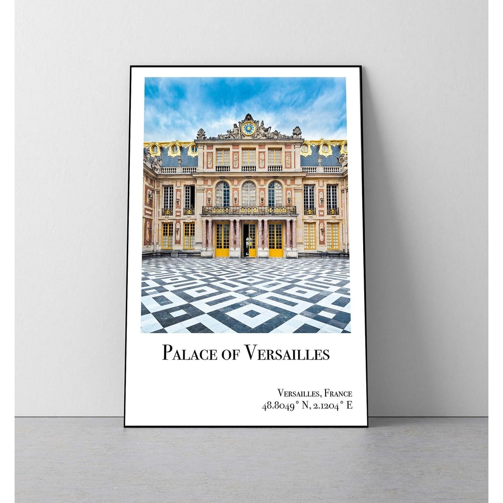 Palace of Versailles poster versaille poster paris france versailles print paris poster france travel art paris eiffel tower louvre poster.jpg