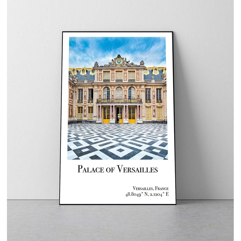 Palace of Versailles poster versaille poster paris france versailles print paris poster france travel art paris eiffel tower louvre poster.jpg