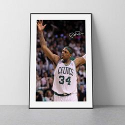 paul pierce poster paul pierce boston celtics poster paul pierce wall art celtics poster jayson tatum print vintage cel
