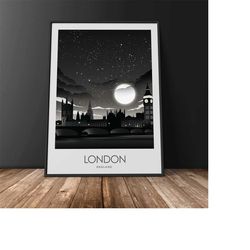 london print travel print, london poster, england poster travel print, uk poster, art prints, travel poster, graphic pri
