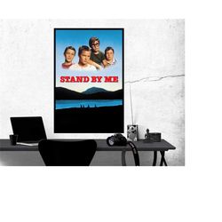 stand by me (1986) movie poster, room decor, home decor, art poster for gift