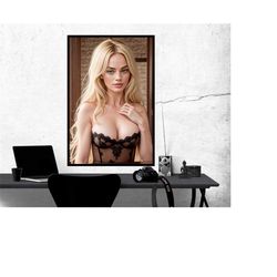 margot robbie celebrity poster, room decor, home decor, art poster for gift 5