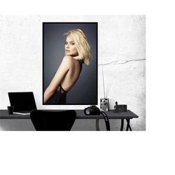margot robbie celebrity poster, room decor, home decor, art poster for gift 3