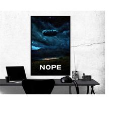 nope poster, movie film, room decor, home decor, art poster for gift