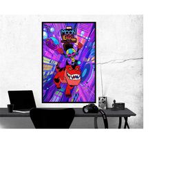 moon girl and devil dinosaur movie poster 2023 film, room decor, home decor, art poster for gift
