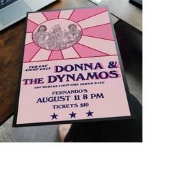 donna and the dynamos concert poster
