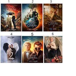 good omens movie poster, michael sheen, david tennant poster wall art gift