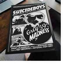 grey day tour 2022 poster, suicideboys concert 2022 poster