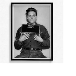 posters & prints elvis presley mugshot celebrity mugshot poster print home bedroom bar mancave decor a3 a4 a5 christmas