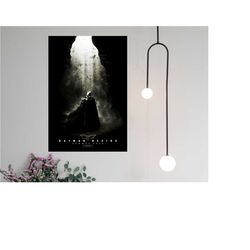 batman begins movie poster 2023 film - canvas prints poster gift - room decor wall art
