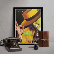 posters & prints the mask jim carrey movie poster film print poster print film print home bedroom bar mancave decor a
