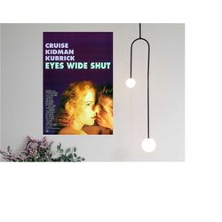 eyes wide shut movie poster 2023 film - canvas prints poster gift - room decor wall art