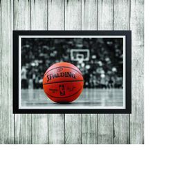 posters & prints basketball nba ball wall art home dcor sports gift bedroom mancave bar christmas