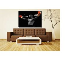 mike tyson poster,mike tyson canvas wall art,boxing canvas wall art,boxing wall decor,gym wall decor, boxing poster,gym