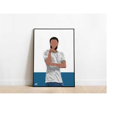 arnaut danjuma tottenham hotspur football poster print a3 / a4 / a5 wall art, office, bedroom