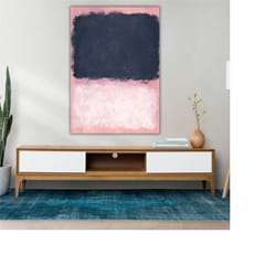 colorful mark rothko inspired canvas, abstract art print, wall decor for living room, office decor, gift idea