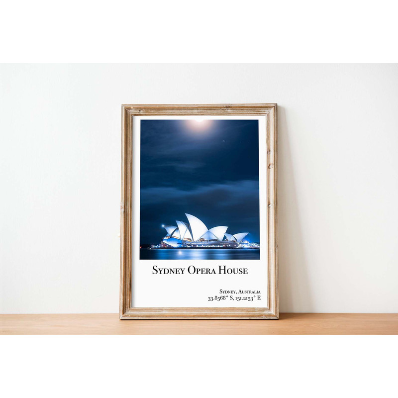 Sydney Opera House poster syndey opera house australia poster syndey opera house travel poster australia print sydney opera house print.jpg