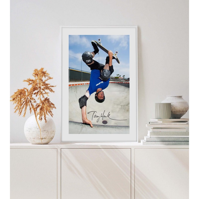 Tony Hawk poster Tony Hawk print skateboard poster skate wall art shaun white.jpg