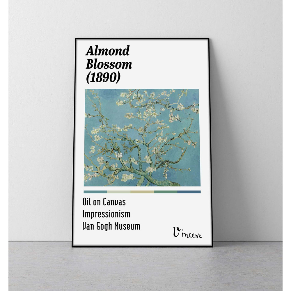 Van Gogh Almond Blossom poster vincent van gogh almond blossom print van gogh painting print fine art poster van gogh print almond blossom.jpg