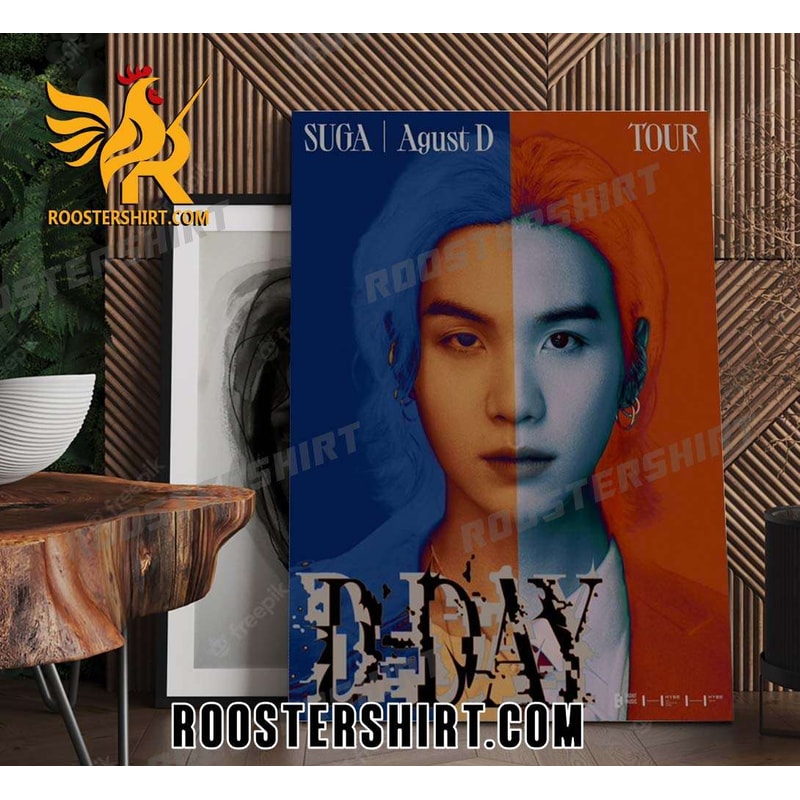 D Day Suga Agust D Poster Canvas - Roostershirt.jpg