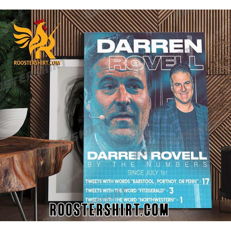 Darren Rovell By The Numbers Since July 1st Poster Canvas - Roostershirt.jpg