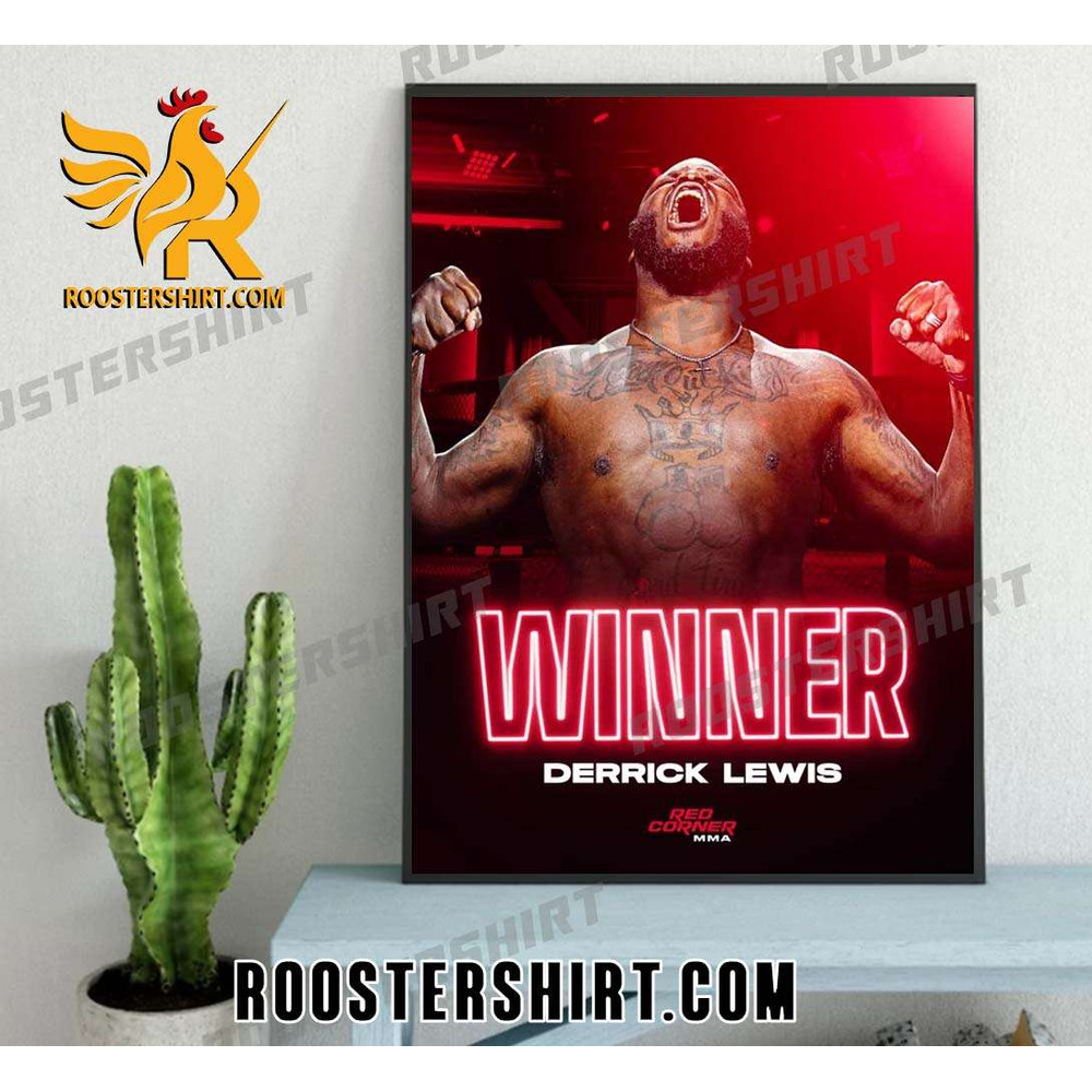 Derrick Lewis Winner UFC 291 Poster Canvas - Roostershirt.jpg