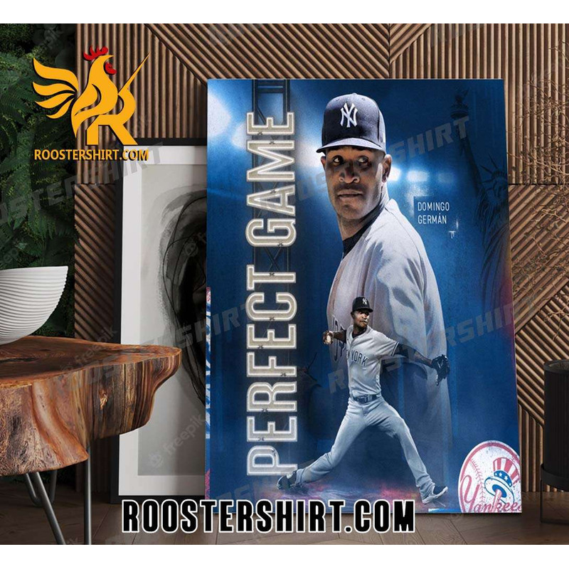 Domingo German Perfect Game 2023 Poster Canvas - Roostershirt.jpg