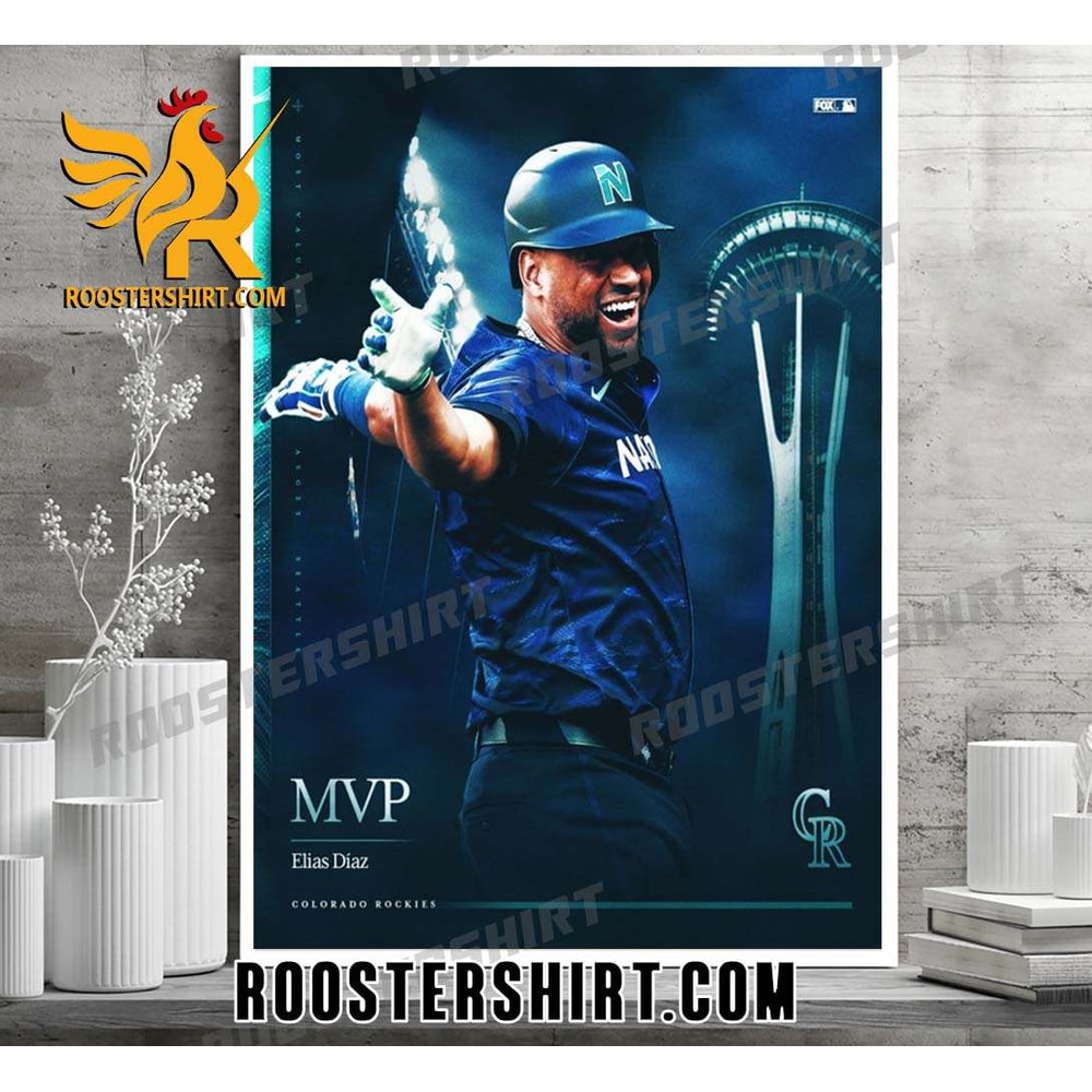 Elias Diaz Is The First Colorado Rockies Player To Be Named All Star MVP Poster Canvas - Roostershirt.jpg
