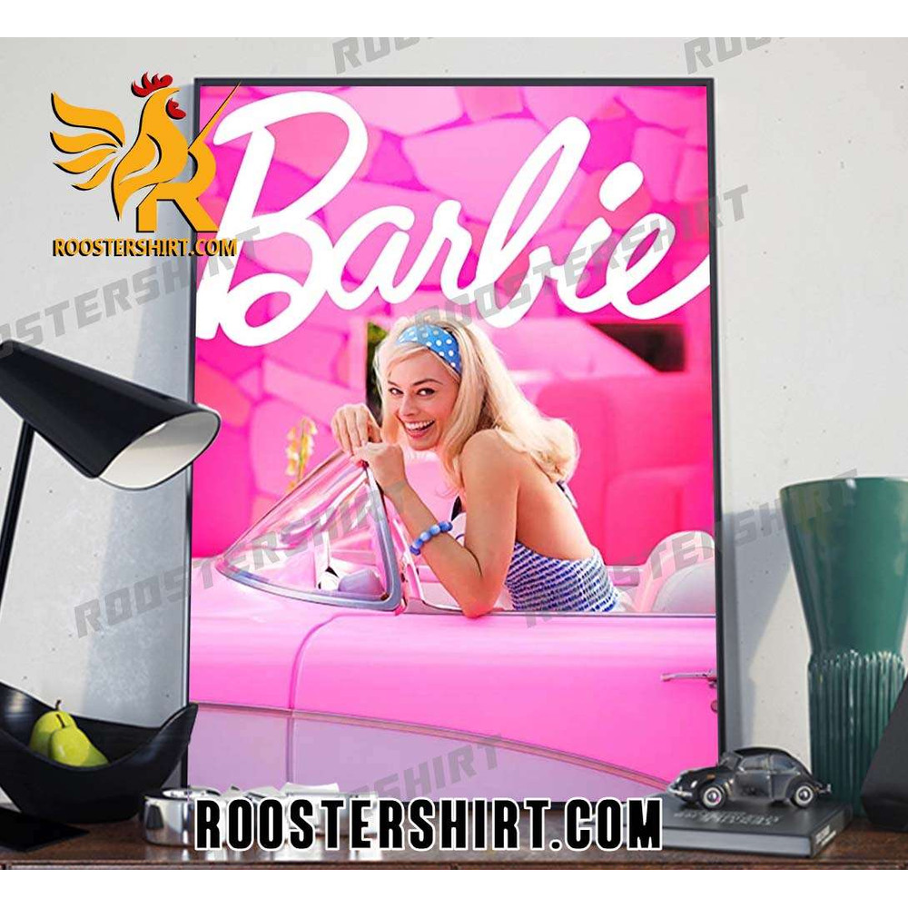 Emma Mackey Barbie Movie 2023 Poster Canvas - Roostershirt.jpg