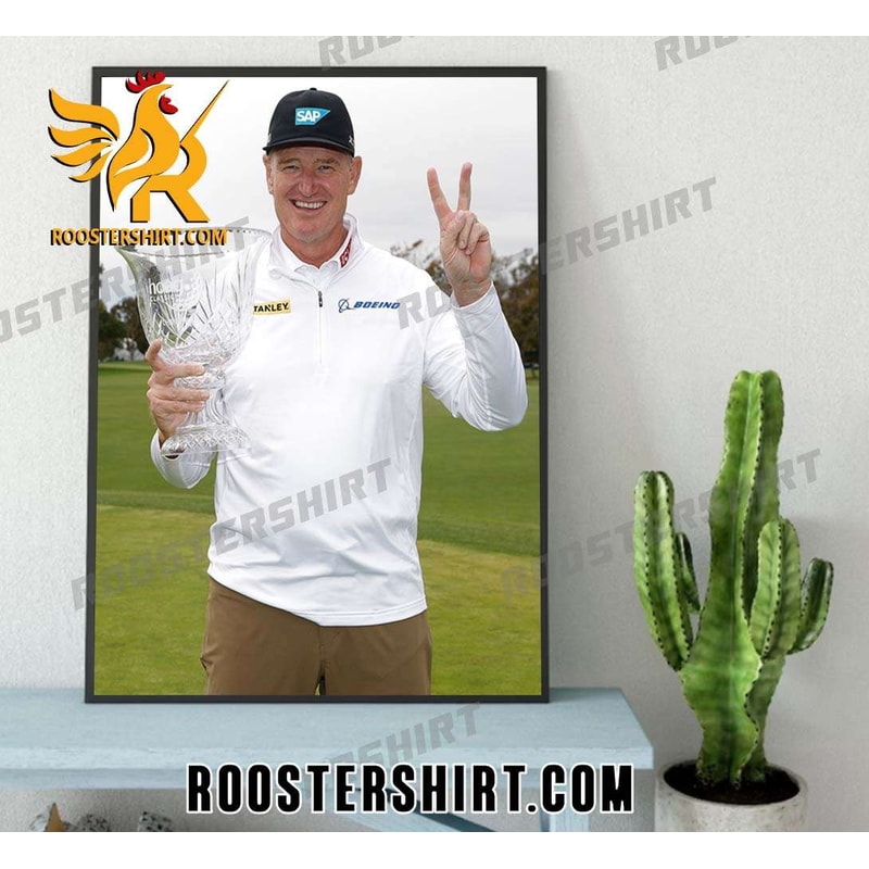 Ernie Els Trophy 2023 PGA TOUR Champions Poster Canvas - Roostershirt.jpg