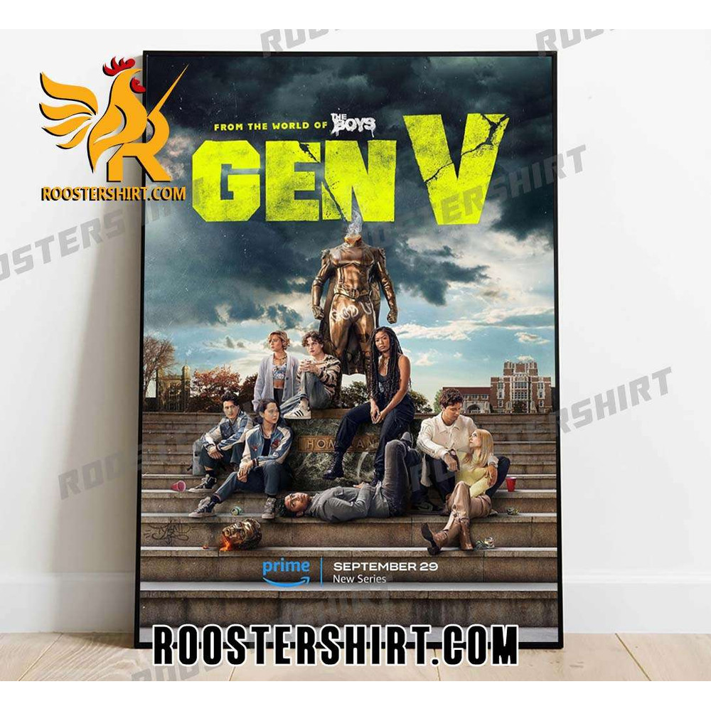 From The World Of The Boys Gen V Poster Canvas - Roostershirt.jpg