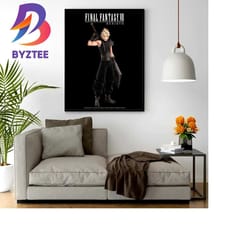 new poster for cloud strife in final fantasy vii rebirth home decor poster canvas