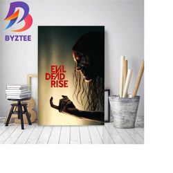 new poster for evil dead rise home decor poster canvas