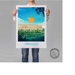 versailles print palace of versailles wall art versailles palace poster