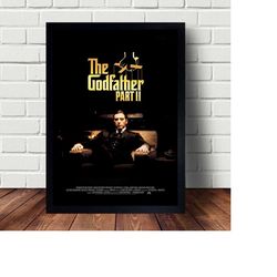 the godfather poster canvas art wall home decor (no frame)