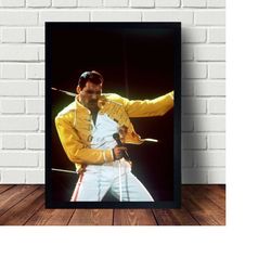 freddie mercury poster canvas art wall home decor (no frame)