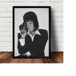 pulp fiction poster canvas art wall home decor (no frame)