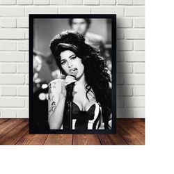 amy winehouse poster canvas art wall home decor (no frame)
