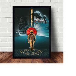 2001 a space odyssey movie poster canvas art wall home decor (no frame)