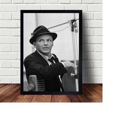 frank sinatra poster canvas art wall home decor (no frame)