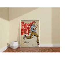forrest gump poster / forrest gump poster wall decor / movie posters art / movie wall art gift for him / gift for her ch
