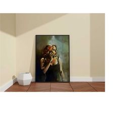 black widow poster / black widow canvas wall art / famous american actor / scarlett johansson wall art / superhero femal