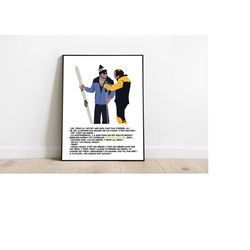 tanned people are skiing - bernard morin - poster - poster - print