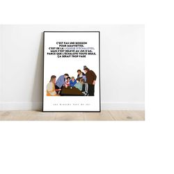 tanned people go skiing - poster - poster - print