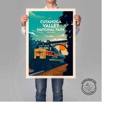 cuyahoga valley national park poster | national park prints by studio inception
