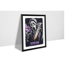 scream movie poster no.1 - 1996 canvas poster, wall art, wall decor, canvas print, room decor, home decor, movie poster