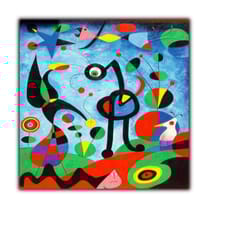 joan miro the garden 1925 canvas wall art kids room wall hanging decor aesthetic wall decor joan miro fine art gift gicl