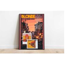 frank ocean poster / frank ocean blonde poster / blonde poster / frank ocean blonde poster / wall decor