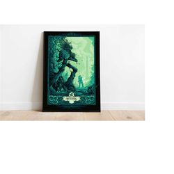 lord of the ring: the two towers / lord of the rings poster / vintage retro art print / minimalist movie poster / wall a